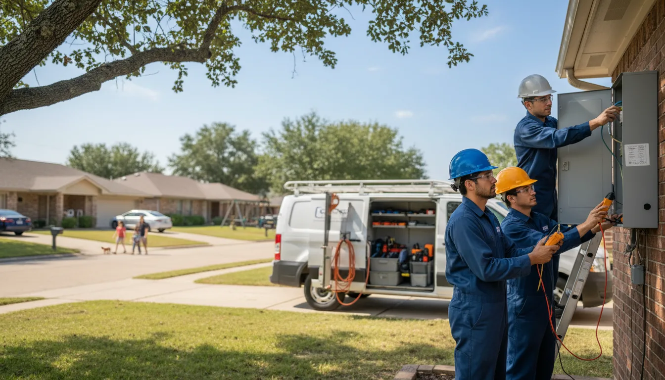Certified electrician providing emergency electrical services in Thornton, IL
